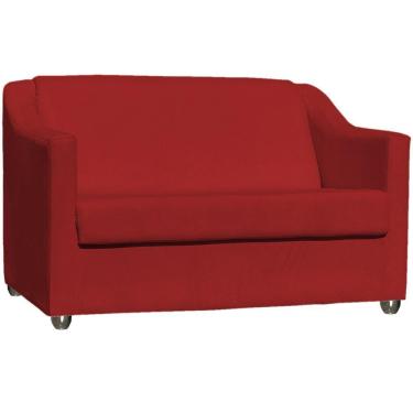 Imagem de Namoradeira Decorativa Para Sala Recepção Manicure Consultório Escritório Mila Suede