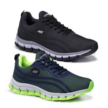 Imagem de Kit 2 Tênis O Equilíbrio Perfeito entre Conforto e Performance Cor:;Gênero:Masculino;Tamanho:34-Masculino