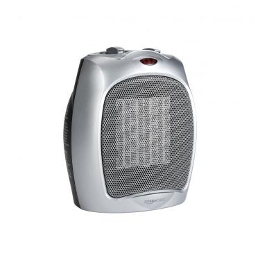 Imagem de Aquecedor Elétrico Portátil de Cerâmica com termostato, 1500W 110V, Prata