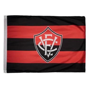 Imagem de Bandeira Oficial Do Vitória 90x1,28m Dupla Face 2 Panos - BC ARTS ESPO