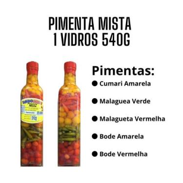 Imagem de Pimenta mista com 5 sortidas 540g - Fogo Mineiro