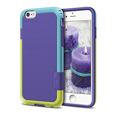 Imagem de Estojo robusto resistente à prova de choque de impacto híbrido para serviço pesado para iPhone 11 12 13 14 Pro XS Max XR X 10 8 7 6s Plus Soft TPU Silicone Cover, roxo, para iphone 11