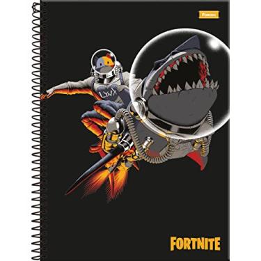 Imagem de Kit de Cadernos, Foroni, Universitário, 1 Matéria, Capa Dura, Fortnite, 80 Folhas, Pacote com 4