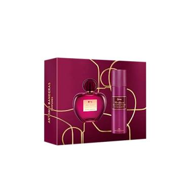 Imagem de BANDERAS Kit de Perfume e Desodorante Her Secret Temptation EDT 80ml + Des 150ml