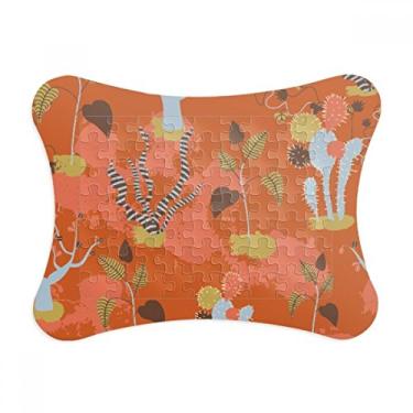 Imagem de Cacto Deserto Savanna Orange Trees Moldura de quebra-cabeça Decoração de imagem Enfeite de jogo de quebra-cabeça