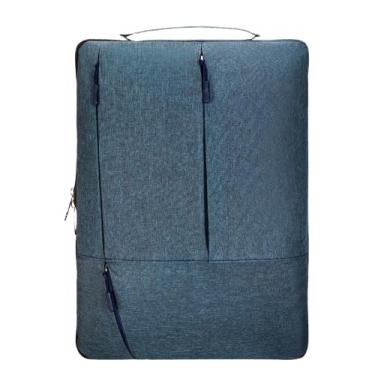 Imagem de ZAFIN - Capa Para Notebook 15.6 Tipo Case Com Alça De Mão E Bolso Macbook Dell Lenovo Acer (Azul)