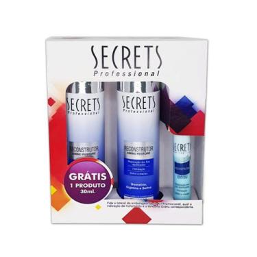 Imagem de Kit Secrets Reconstrutor - Shampoo, Condicionador E Finalizador Bifási