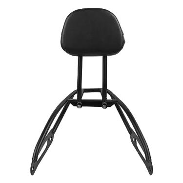 Imagem de Worldmotop Encosto destacável Sissy Bar compatível com Harley Street 750 500 XG750 XG500 2014 2015 2016 2017 2018 2019 Suporte de bagagem, encosto de passageiro (Sissy Bar, preto)