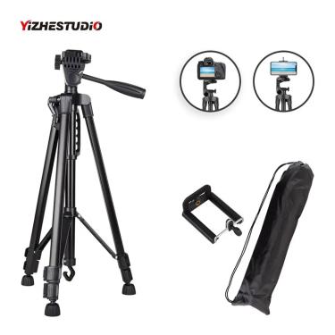 Imagem de Yizhestudio-tripé profissional para câmera  suporte de celular ajustável  universal  para canon