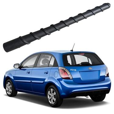 Imagem de Antena de borracha espiral flexível de 17 cm para Kia Rio (2005-2011), à prova de lavagem de carro - Substituição interna do mastro da antena de bobina de cobre