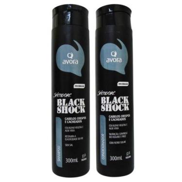 Imagem de Shampoo + Condicionador Avora Splendore Black Shock 300ml