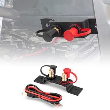 Imagem de Wsays Kit de realocação de terminais de poste de salto de bateria UTV Ferramenta de carregamento rápido compatível com Can-Am X3 UTV ATV carro caminhões RV trator cortador diesel barco