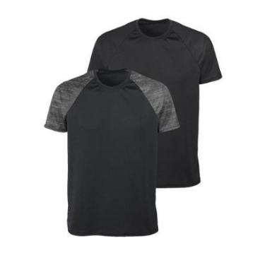 Imagem de Kit Camisetas Dry-UV Vista Rock Raglan Textura-Masculino