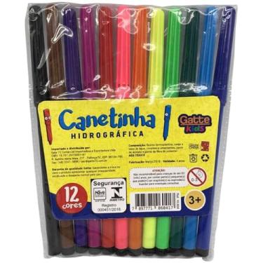Imagem de Caneta Hidrografica Hidrocor KIDS 12 Cores