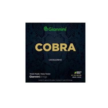 Imagem de Encordoamento P/cavaquinho Giannini Cobra Niquel Pesada Gescp [F108]