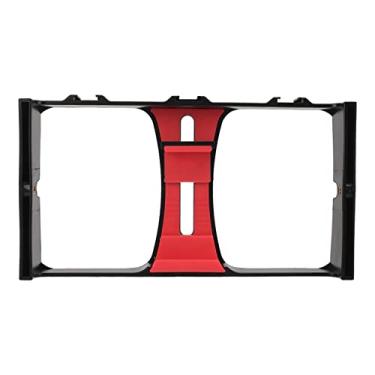 Imagem de Equipamento de v¨ªdeo de smartphone, equipamento de camera de gaiola de filmagem, estabilizador de v¨ªdeo de telefone, estojo de vlog de cinema, estabilizador de telefone para grava??o de v¨ªdeo(Red
