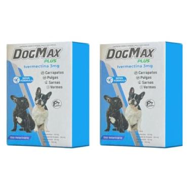 Imagem de DogMax Plus - Ação 4 em 1 - Remédio para pulgas, carrapatos, vermes e sarna 8 Comprimidos 15kg