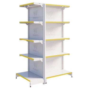 Imagem de Gôndola Fit Centro 1 Ponta E 1 Inicial 2,02m Expositro De Mercado Amapá