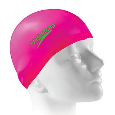Imagem de Touca De Natação Speedo 100% Silicone Flat Cap Adulto-Unissex