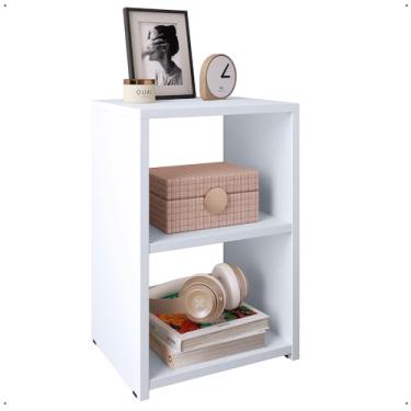 Imagem de Mesa De Cabeceira Mudo Basic New Bide Quarto Cama Nicho (Branco)