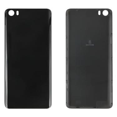 Imagem de Peças de reparo de substituição da capa da bateria da caixa traseira compatíveis com Xiaomi Mi 5, (preto, OEM, plástico, 2015105)