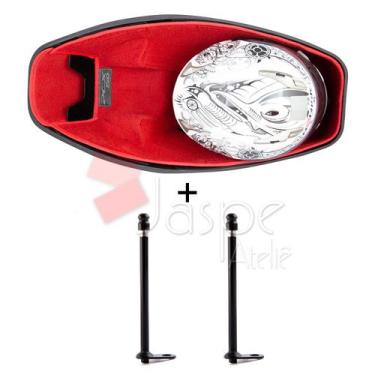 Imagem de Forração Honda Pcx 150 Forro Baú 16 18 Vermelho + 2 Antena - Jaspe Ate