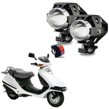 Imagem de Kit Led Farol Milha Moto Honda CH 125R SPACY 1994 1995 1996 U5 - Serie