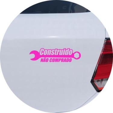 Imagem de Adesivo de Carro Construído Não Comprado Tuning - Melhor Adesivo, Rosa