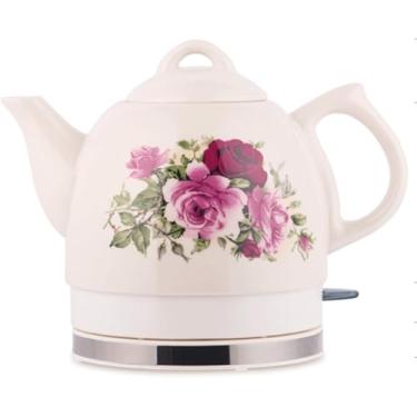 Imagem de Chaleira elétrica de cerâmica de 1,2l, desligamento automático sem fio, temperatura constante inteligente, chá de fermentação rápida, sopa de café, escritório doméstico, b