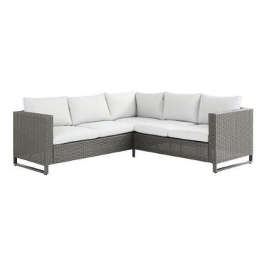 Imagem de Sofá Jardim E Varanda Vime Rattan Aço 5 Lugares - Premium - Naterial