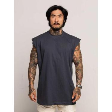 Imagem de Regata Oversized  Premium  - Thpe Store, Cinza chumbo, M