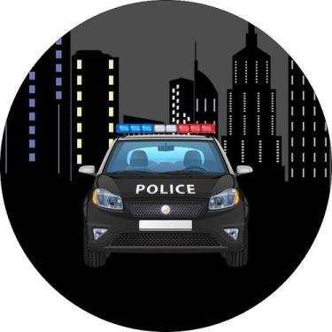 Imagem de Painel Festa Redondo C/ Elástico 1,50m Polícia - Fadrix