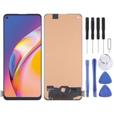 Imagem de Substituição de tela Material TFT Tela LCD e Montagem Full Digitizer (não suportando identificação de impressão digital) para oppo reno5 f / reno5 z / reno5 lite / cph2217 chp2211 cph2205 displays mó
