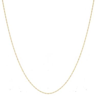 Imagem de Cordão Colar Corrente Cingapura Feminina De Ouro 18k-750 - DR Joias