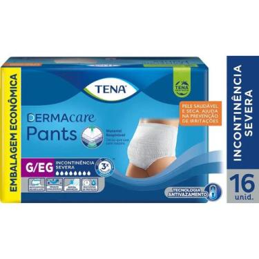 Imagem de Fralda Descartável Tena Pants DermaCare - G/XG c/ 16 unidades