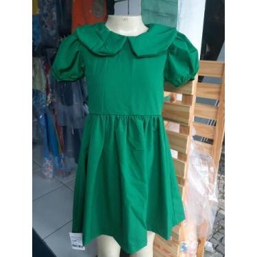 Imagem de Vestido infantil viscocrepe - Barrocarte, P, Verde