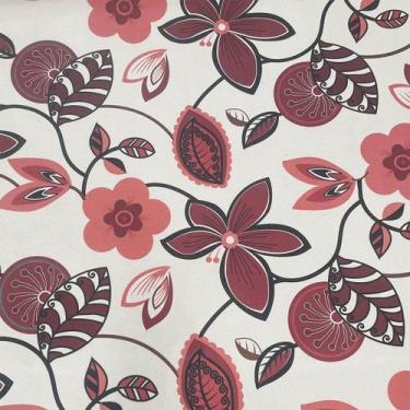 Imagem de Tecido Suede Estampado Flor 1 Metro Tapeçaria Decoração - Canindé Teci