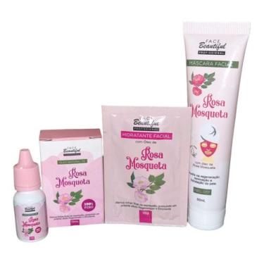 Imagem de Kit Cuidado Facial Rosa Mosqueta Face Beautiful