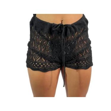 Imagem de Shorts Saída De Praia Feminino Rendado - R01 - Fanáticos Por Cintas, P