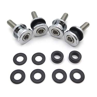 Imagem de HTTMT - Kit de ferragens de ancoragem Sissy Bar Rack para Harlet Street Bob FXBB Fat Bob FXFB 2018 [P/N:TGHD-DH012-CD]