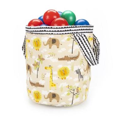 Imagem de Cesto Organizador Brinquedos ou Roupas em tecido 42 cm menino 01 pç - 