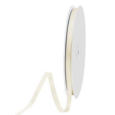 Imagem de Ribtcute Fita de cetim marfim 1/10 pol. x 100 jardas fita de cetim de seda fina dupla face para embrulho de presente de cabelo, artesanato, cartão, buquê de flores, kit de cerimônia de casamento,