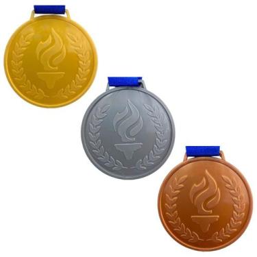 Imagem de Medalha de Plástico - Honra ao Mérito - Festa Chic, Bronze