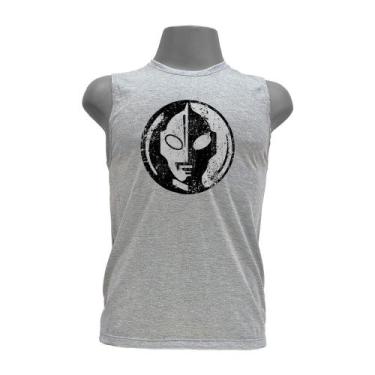 Imagem de Camiseta regata masculina - Ultraman - DASANTIGAS, Silver, Silver, XG