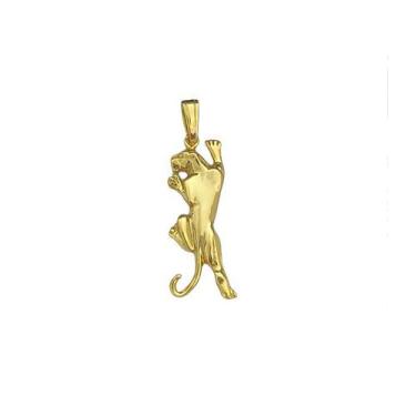 Imagem de Pingente jaguar m - banhado a ouro 18k - ToJoia18k