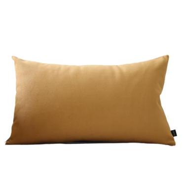 Imagem de Almofada em Veludo Caramelo Retangular - Cazachic, Completa