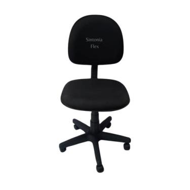 Imagem de Cadeira executiva giratoria pistão a gás  com base de ferro tecido pre