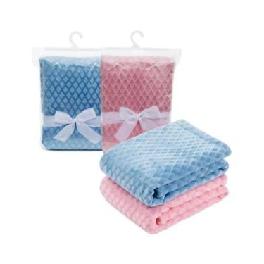 Imagem de Manta Cobertor Microfibra Bebe/Animais Sherpa Lã Carneiro - LIZ BABY T