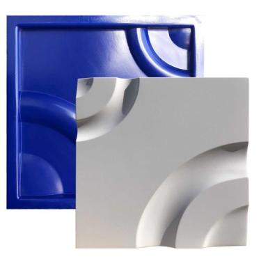 Imagem de Forma 3D Gesso e Cimento ABS 1mm - Curvas 29x29 cm - Xmoldes Formas 3D