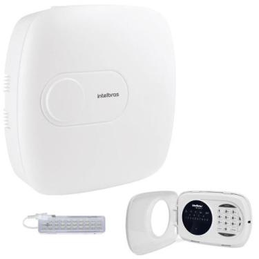 Imagem de Kit central alarme AMT 1016 NET Com Teclado XAT 3000 Led - Intelbras